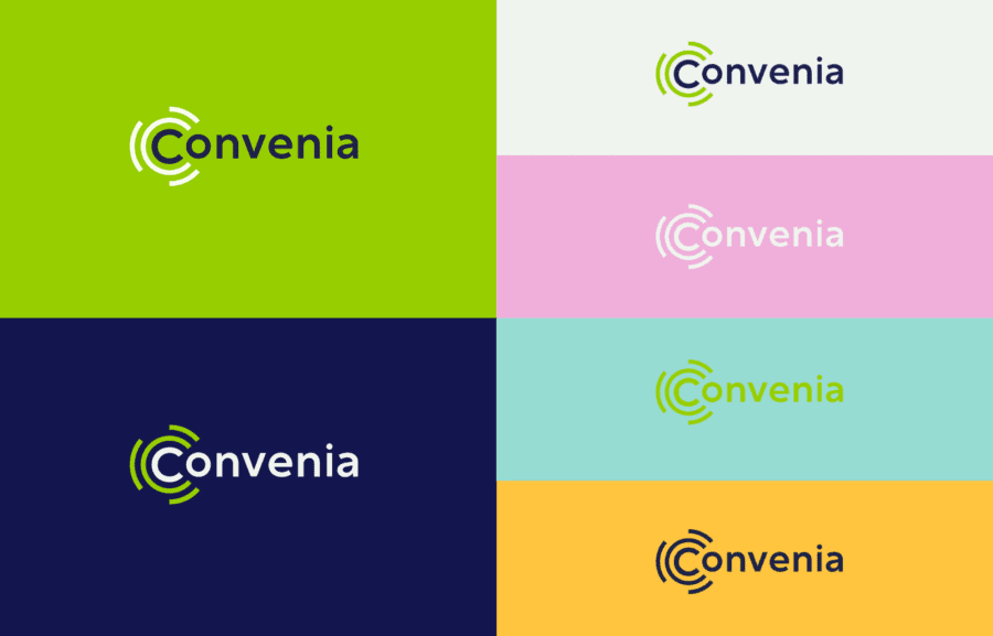 Paleta de cores da nova identidade visual da Convenia